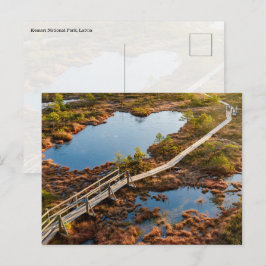 The Great Kemeri Bog Boardwalk, Latvia Vykort