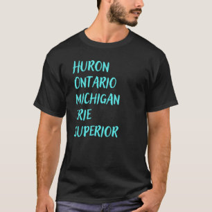 The Great Lakes Hem Michigan Vintage T Shirt