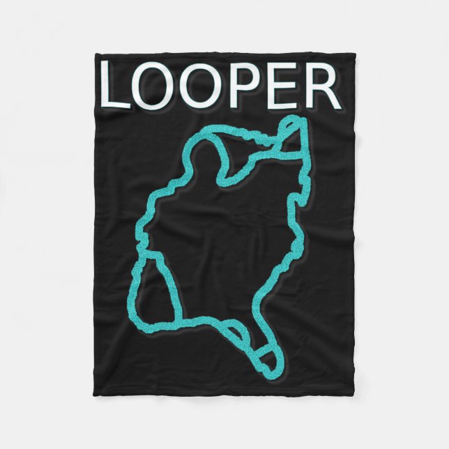 The Great Loop Looper Båttur  Fleecefilt (Framsidan)