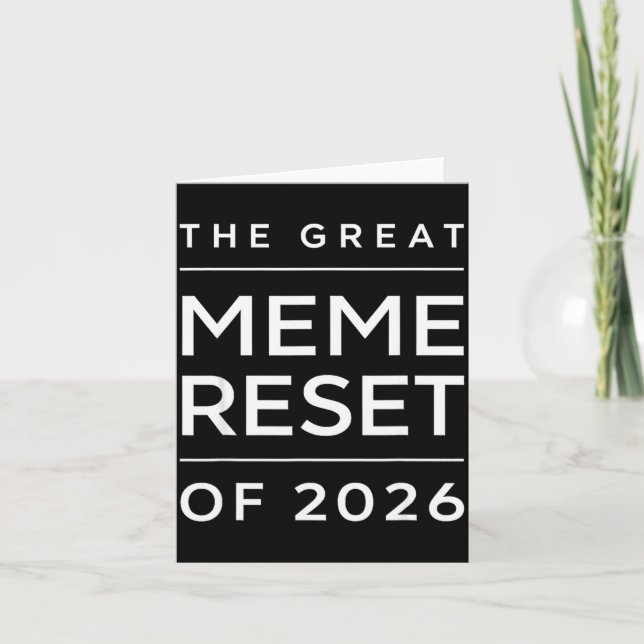 The Great Meme Reset Of 2026 Funny Internet Memes  Kort (Framsida)