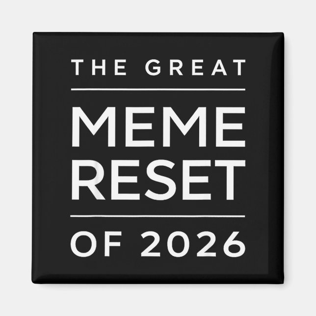 The Great Meme Reset Of 2026 Funny Internet Memes  Magnet (Framsidan)