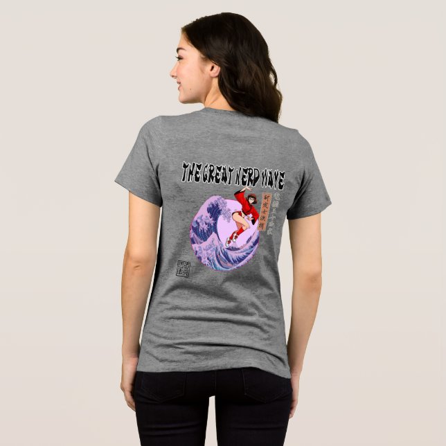 The Great Nerd Wave T Shirt (Baksida Full)