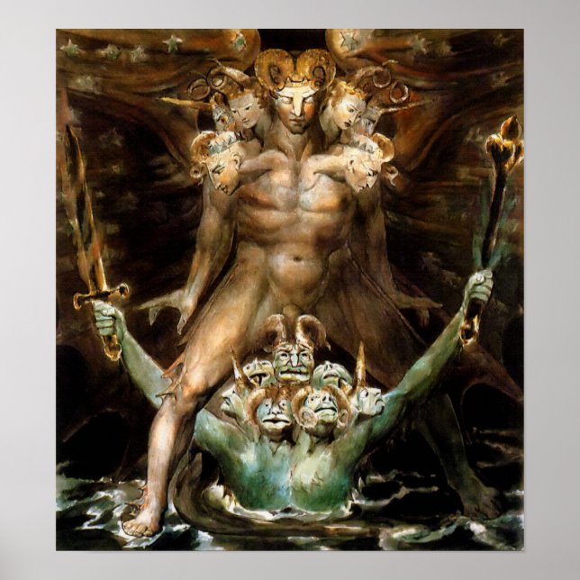 The Great Red Dragon and the Beast from the Sea Poster (Framsidan)