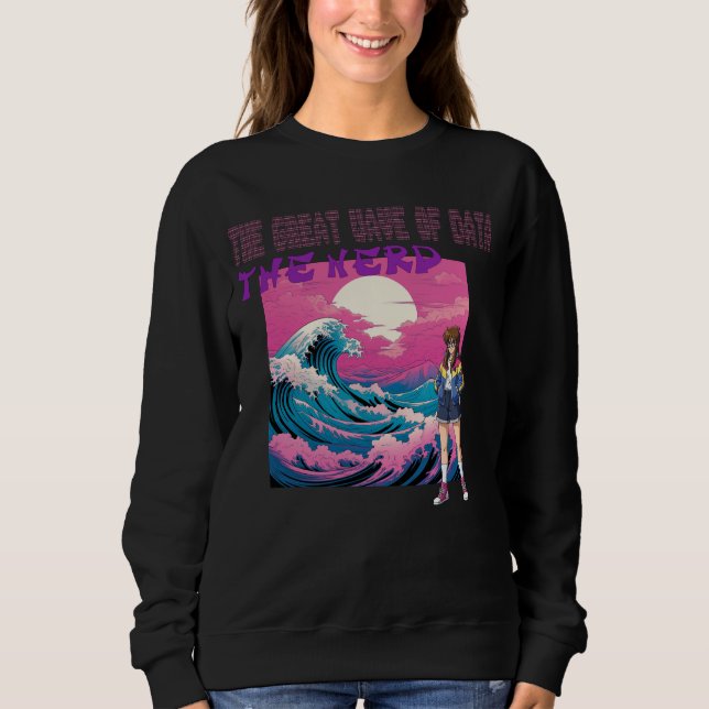 The Great Wave Of Data T Shirt (Framsida)
