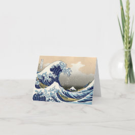 The Great Wave of Kanagawa - Katsushika Hokusai Kort