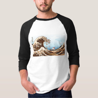 The Great Wave of Ramen - Funny Hokusai Ukiyo-e Pa T Shirt