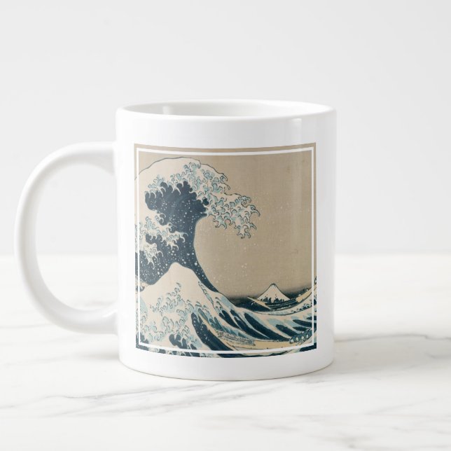 The Great Wave off Kanagawa Jumbo Mugg (Vänster)