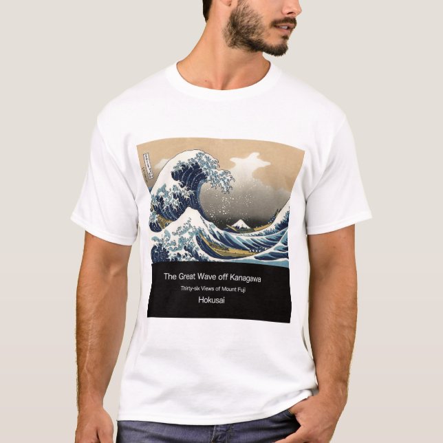 The Great Wave off Kanagawa Tee (Framsida)