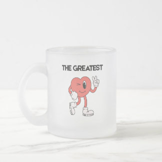 The Greatest Coffee Mug- Frosted Glass Frostad Glasmugg