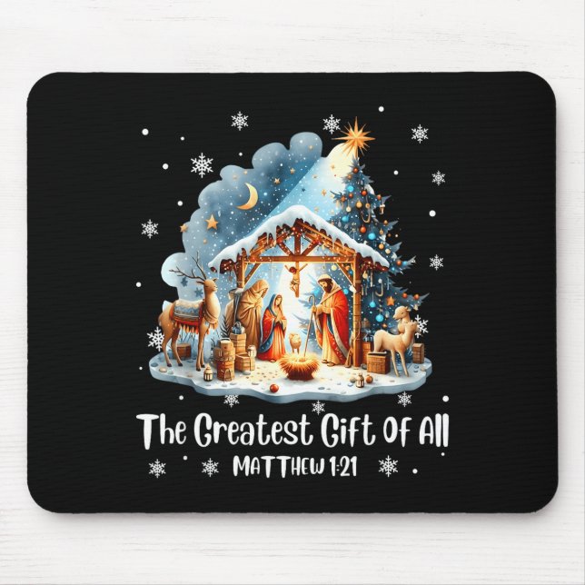 The Greatest Gift For All Christmas Nativity Jesus Musmatta (Framsidan)