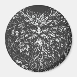 The Green Man av BurnsInHell Magnet