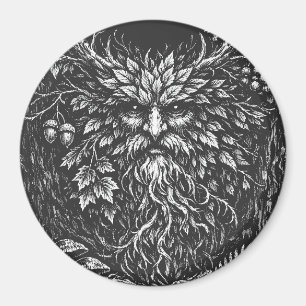 The Green Man av BurnsInHell Magnet