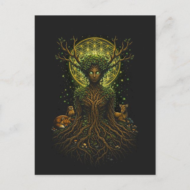 The Green Mother Vykort (Framsida)