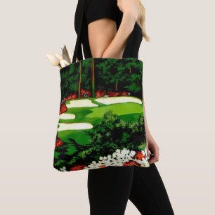 The Greens, golfbana Totebag Tygkasse