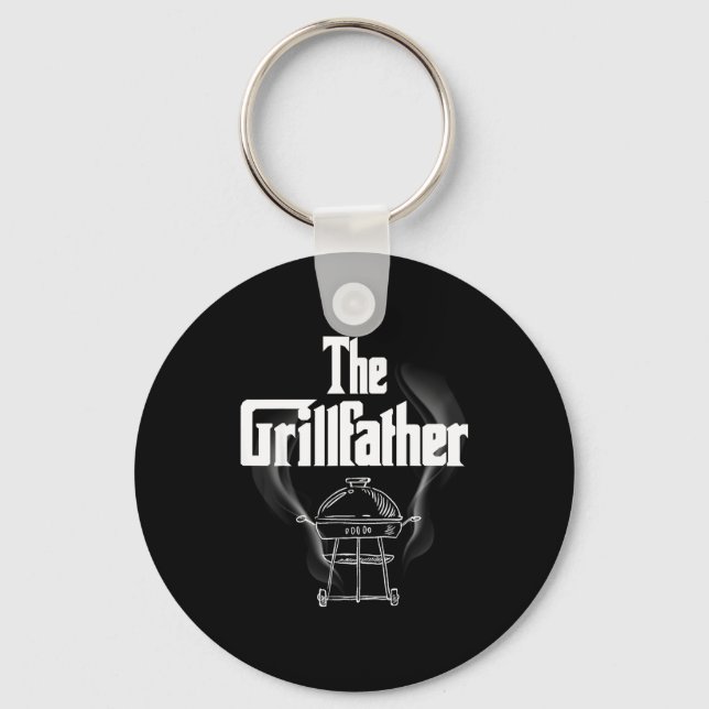 The grillfather bbq grill rökmaskin barbecue grill nyckelring (Framsida)