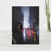 The Grim Reaper Halloween Card
