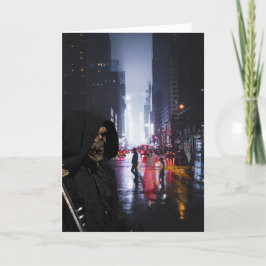 The Grim Reaper Halloween Card Tack Kort