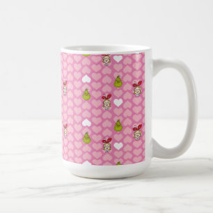 The Grinch & Cindy-Lou Rosa Hjärtmönster Kaffemugg