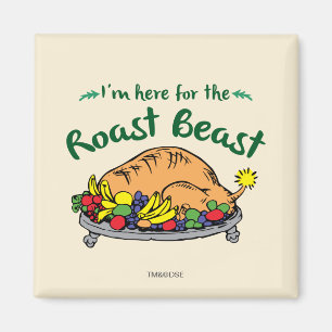 The Grinch Jag är här för Roast Beast-citatet Magnet