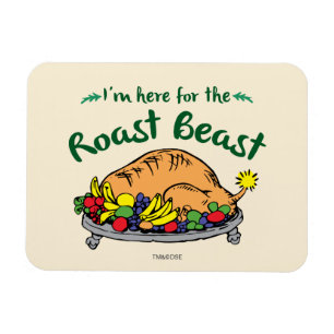 The Grinch Jag är här för Roast Beast-citatet Magnet
