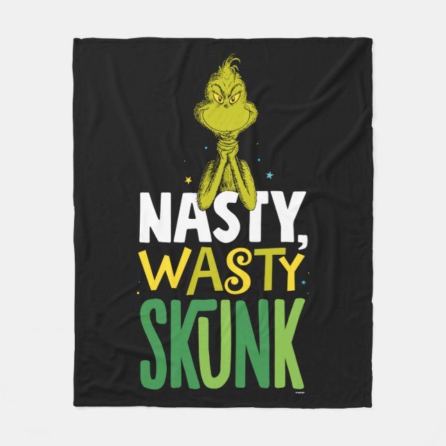 The Grinch | Nasty Wasty Skunk Fleecefilt (Framsidan)