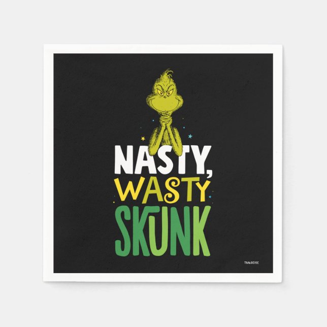 The Grinch | Nasty Wasty Skunk Pappersservett (Framsidan)
