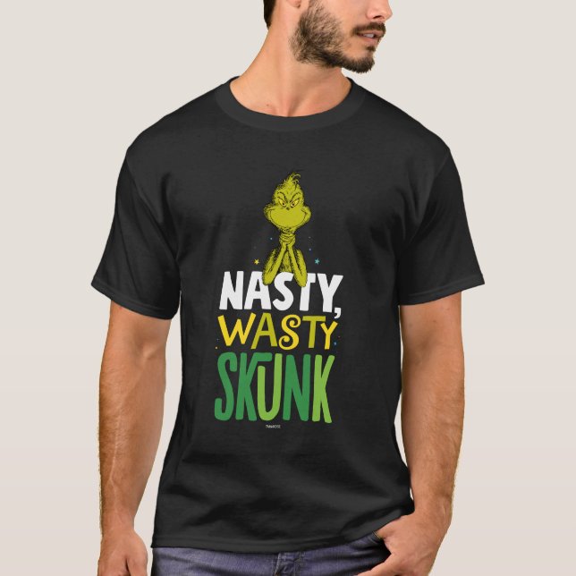 The Grinch | Nasty Wasty Skunk T Shirt (Framsida)