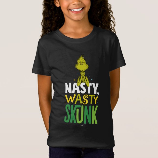 The Grinch | Nasty Wasty Skunk T Shirt (Framsida)
