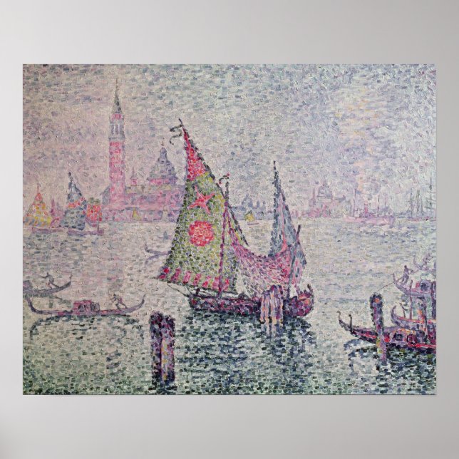 The Grönt Sail, Venedig, 1904 Poster (Framsidan)