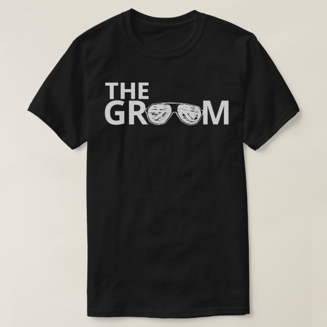 The Groom Squat Bachelor Party Wedding  T Shirt (Design framsida)