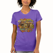 The Groovy Dream Shack Signatur Kvinna V-halsTee