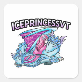 The Guardian's Embrace  Fyrkantigt Klistermärke