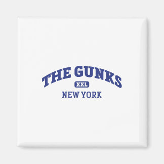 The Gunks College Style Rock Climbing Area Design  Magnet