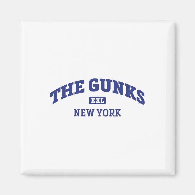 The Gunks College Style Rock Climbing Area Design  Magnet (Framsidan)