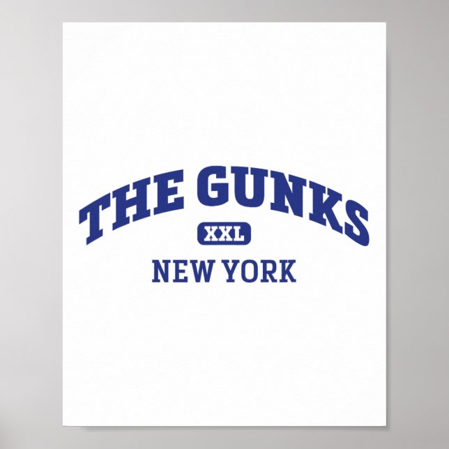 The Gunks College Style Rock Climbing Area Design  Poster (Framsidan)