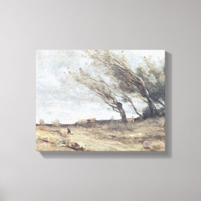 The Gust of Vind, 1865-70 Canvastryck (Framsida)