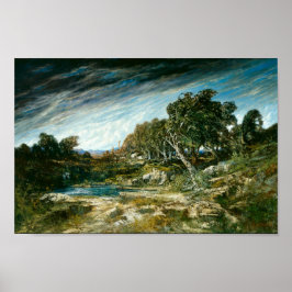The Gust of Vind (Courbet 1865) Poster