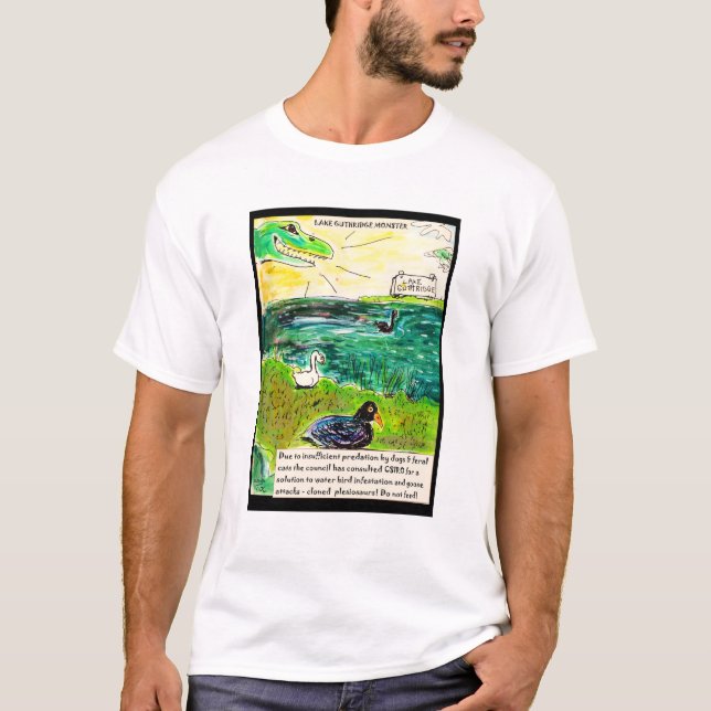 The Guthridge Lake Monster T Shirt (Framsida)