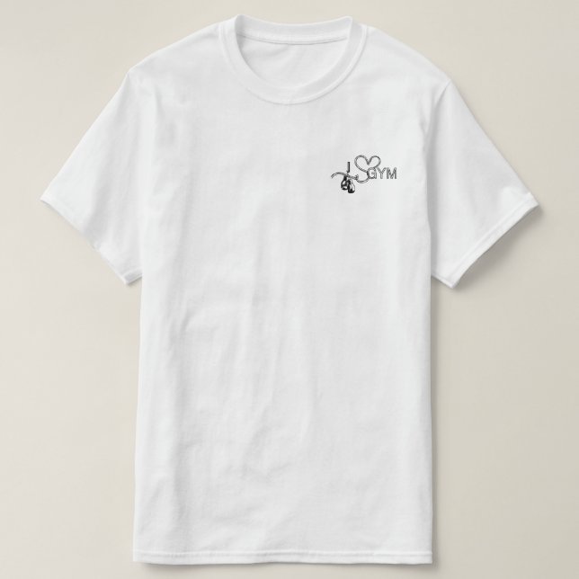 The Gym Lover's Cap T-Shirt (Redigera) (Design framsida)