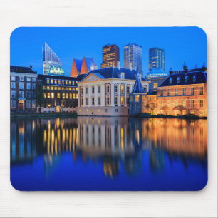 The Hague horisont på blåtttimmemousepad Musmatta