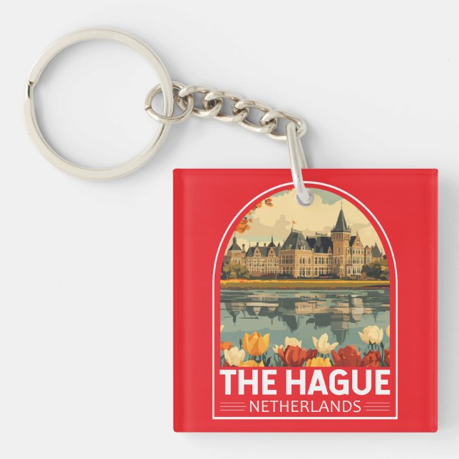 The Hague Netherlands Travel Art Emblem (Framsidan)