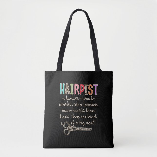 The Hairapist Hairdresser Definition Funny Hair St Tygkasse (Framsida)
