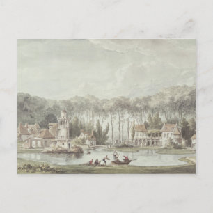 The Hameau, Petit Trianon, 1786 Vykort
