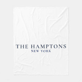 The Hamptons New York Preppy Coastal  Fleecefilt