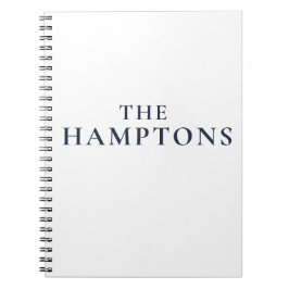 The Hamptons Preppy Coastal Journal Anteckningsbok