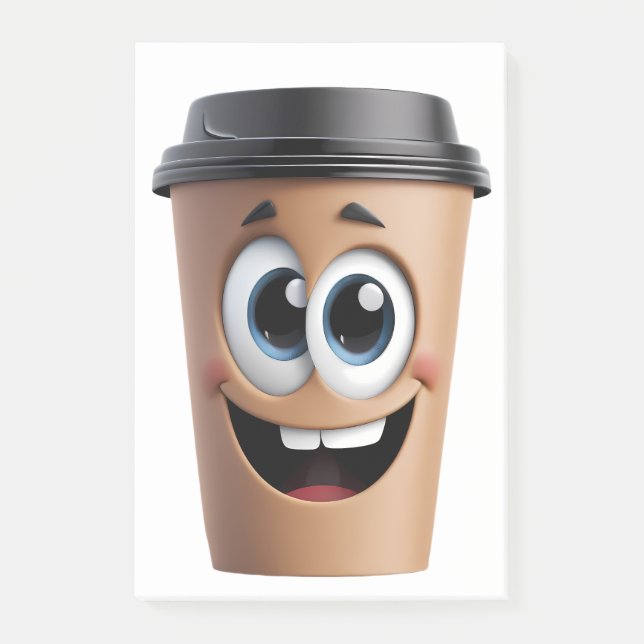 The Happiest Coffee Break You'll Ever Have Post-it Block (Framsida)