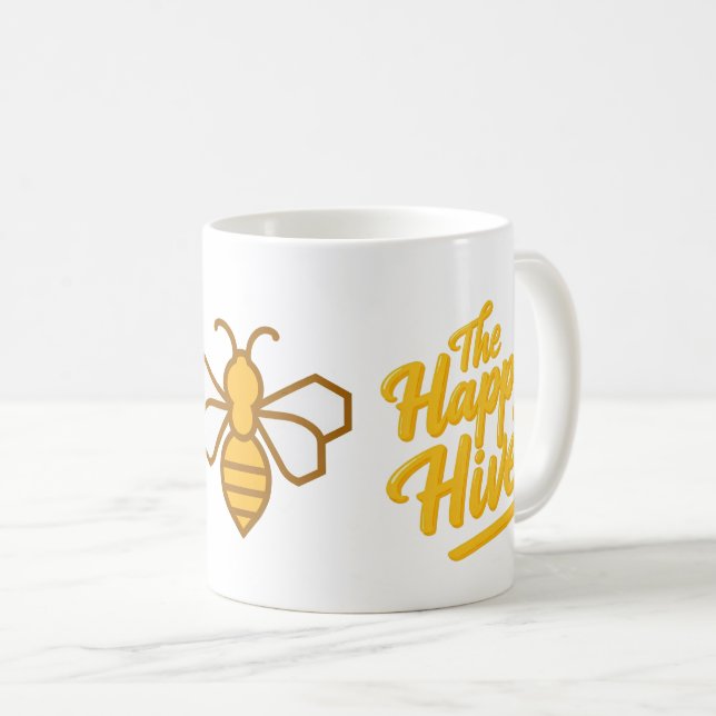 the happy hive kaffemugg (Framsida höger)