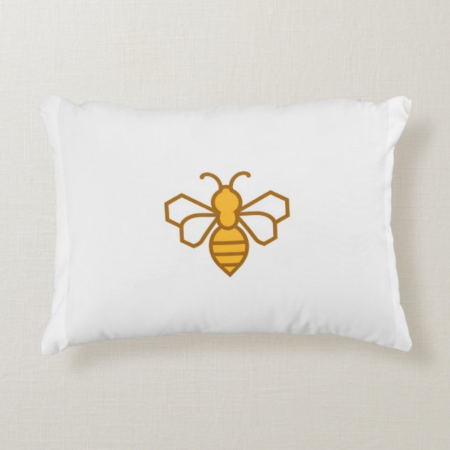 the happy hive prydnadskudde (Framsidan)