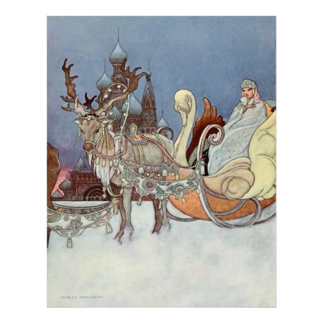 “The Happy Prince” av Charles Robinson Från Ryssla Fototryck (Framsidan)