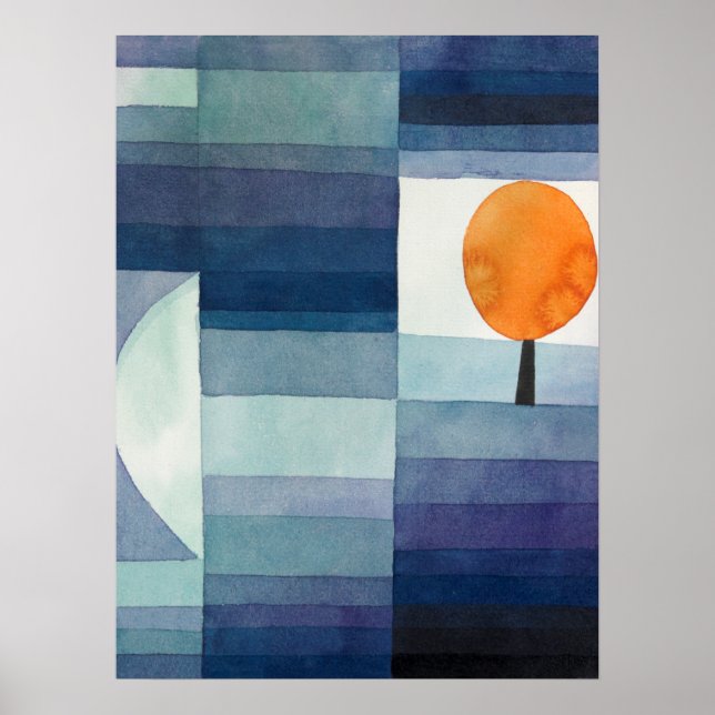 The Harbinger of Autumn (1922) by Paul Klee Poster (Framsidan)